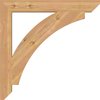 Ekena Millwork Thorton Slat Smooth Bracket, Western Red Cedar, 3 1/2"W x 30"D x 30"H BKT04X30X30THR06SWR